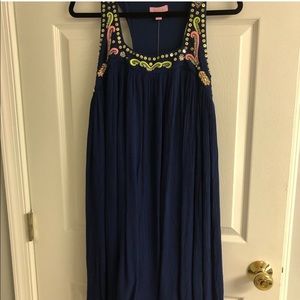 Lilly Pulitzer NWT Lorna dress resort navy